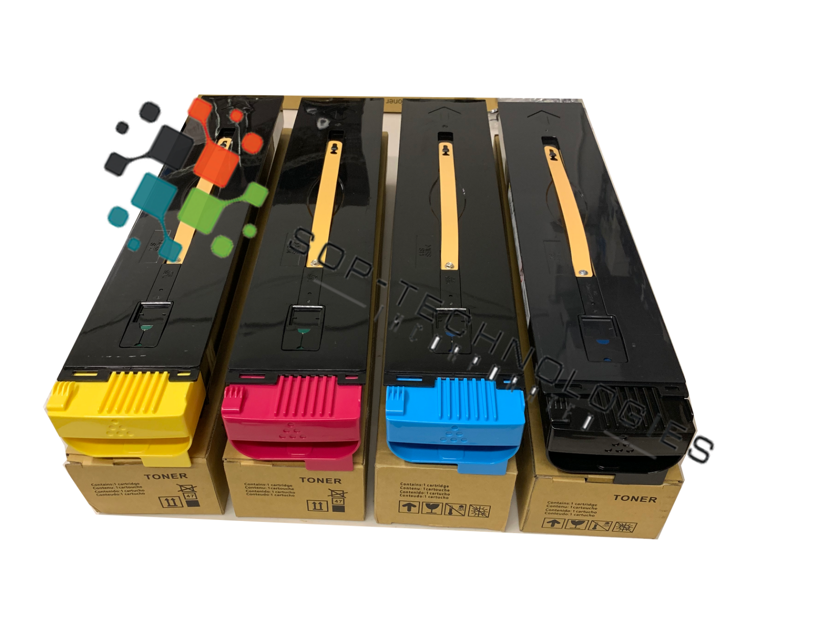 4 Pack Xerox 700 700i J75 DC Toner 006R01383 - 006R01386 (JAPAN Powder) NON-OEM