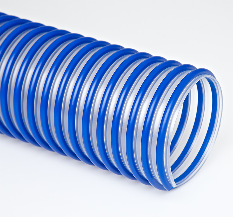 Woodworking Flexible Dust Collection Hose - Flex-Tube PU 60 HF 4" X 8' Urethane
