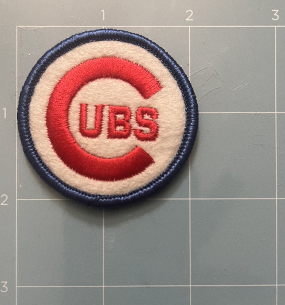 RARE CHICAGO CUBS MLB BASEBALL VINTAGE PATCH 2”