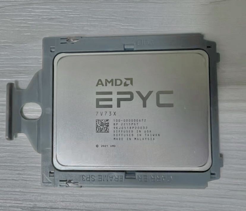 AMD EPYC 7V73X 64 Core 128 threads 1.85GHz 280W CPU processor unlocked