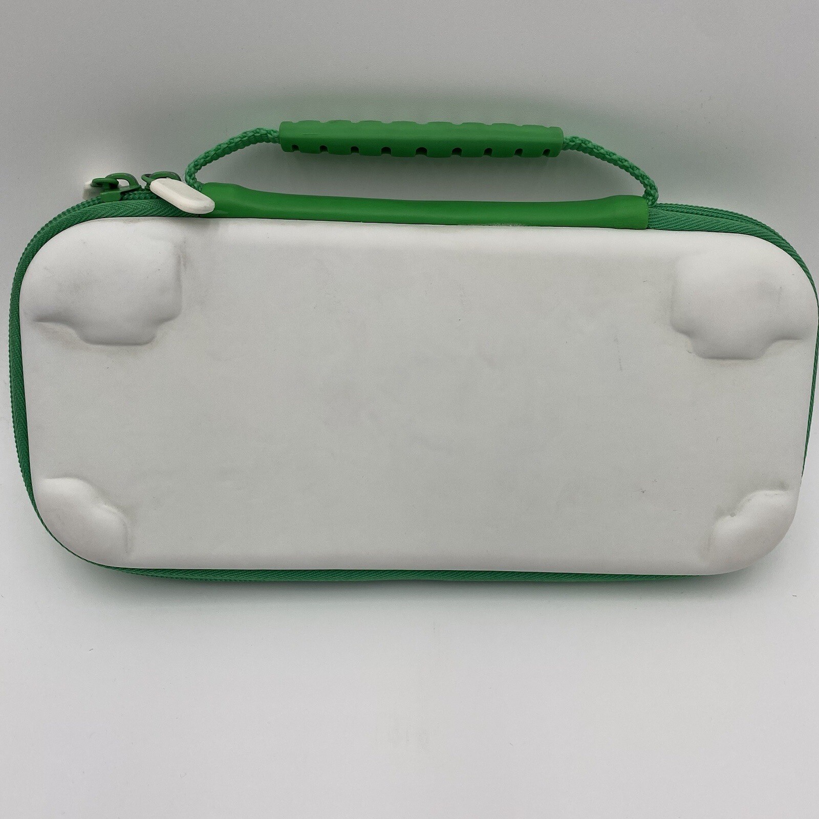 Nintendo Switch PowerA Case Protective Holds Games & Console VGC Green White