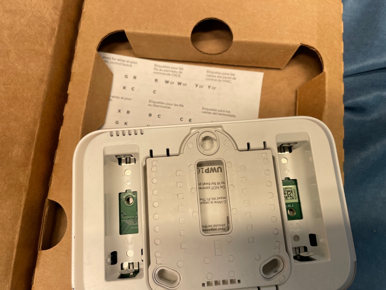 Honeywell Home X2P Two-Stage Programmable Thermostat Model RTH22B