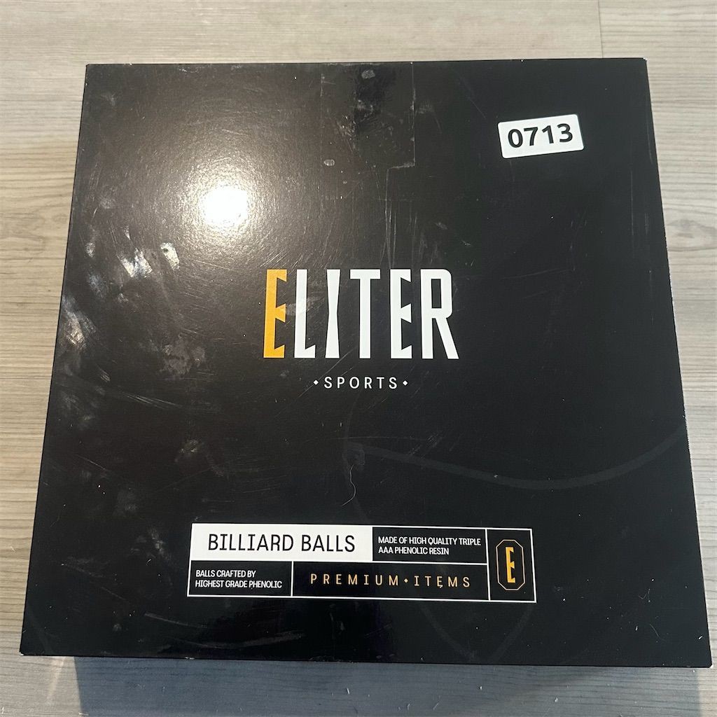 ELITER SPORTS Premium Pool Balls Made of Pure Phenolic Resin Billiard Balls NIB