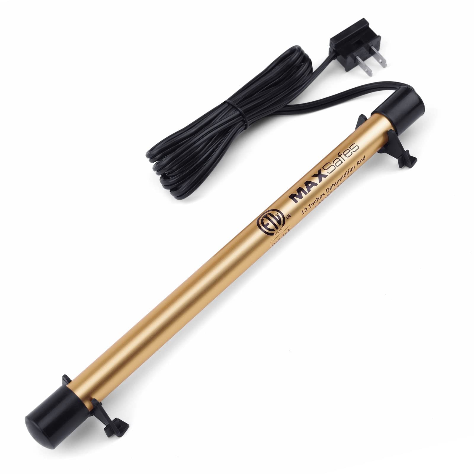 MAXSafes Gun Safe Dehumidifier Rod, Dry Rod - Easy Installation 12in, Gold