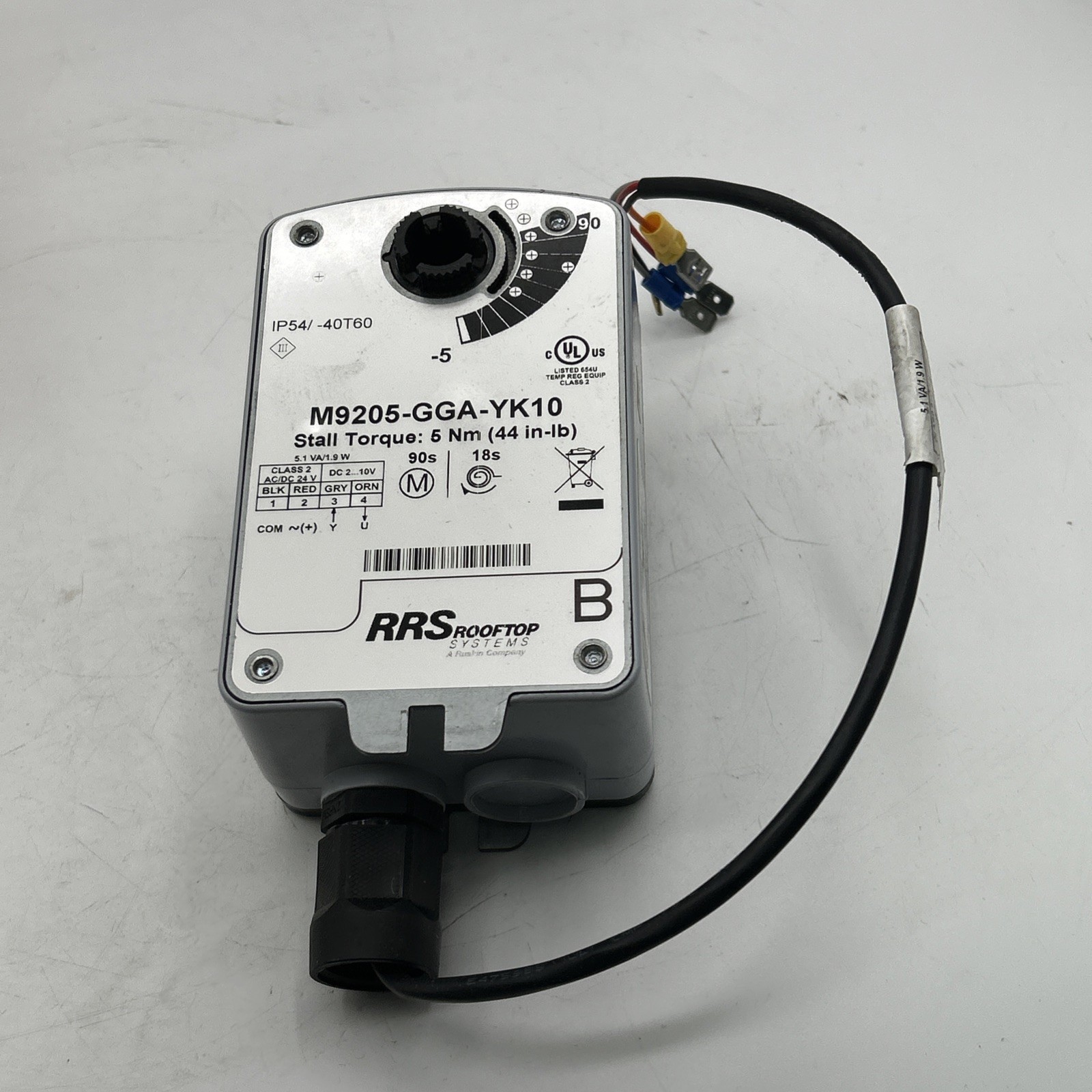 Johnson Controls Damper Actuator M9205-GGA-YK10 See Pics