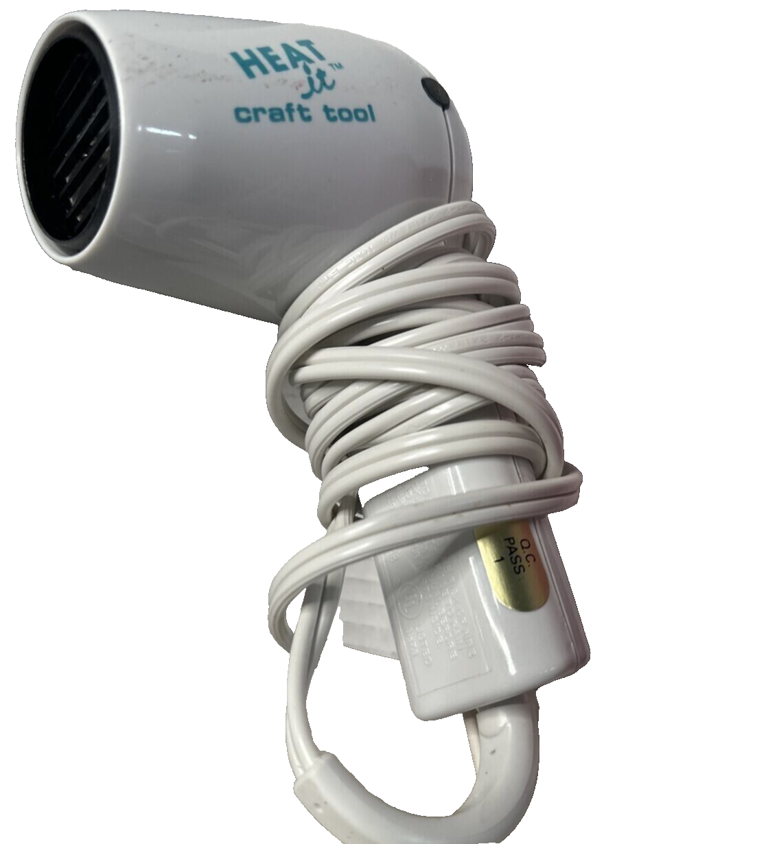 Heat It Craft Tool Blower Shrinking Quick Dry Easy Quiet Multi-Purpose White