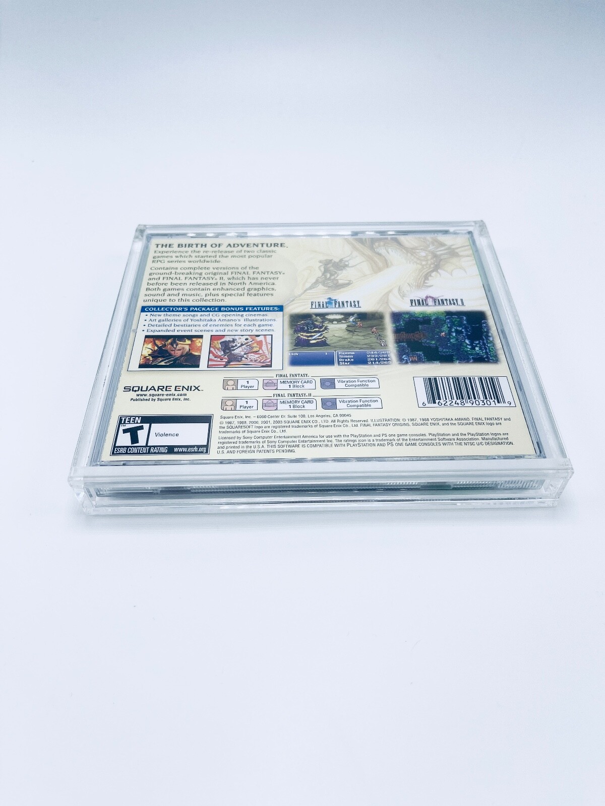 5 UV PROTECTED Acrylic Box Playstation 1 Dreamcast Single CD Case Magnet Lock