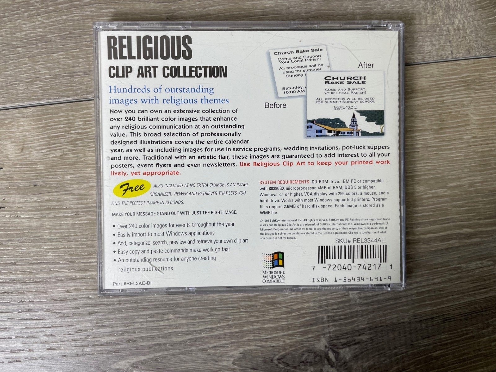 Religious Clipart (PC-CD,1994) Windows 3.1