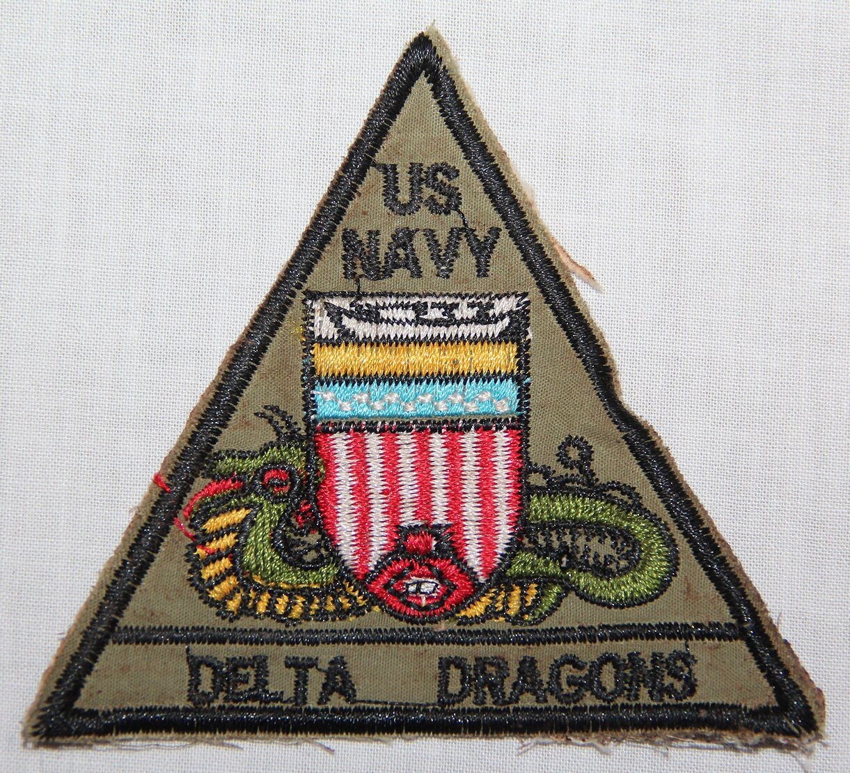REPRODUCTION VIETNAM U.S. NAVY DELTA DRAGONS PATCH