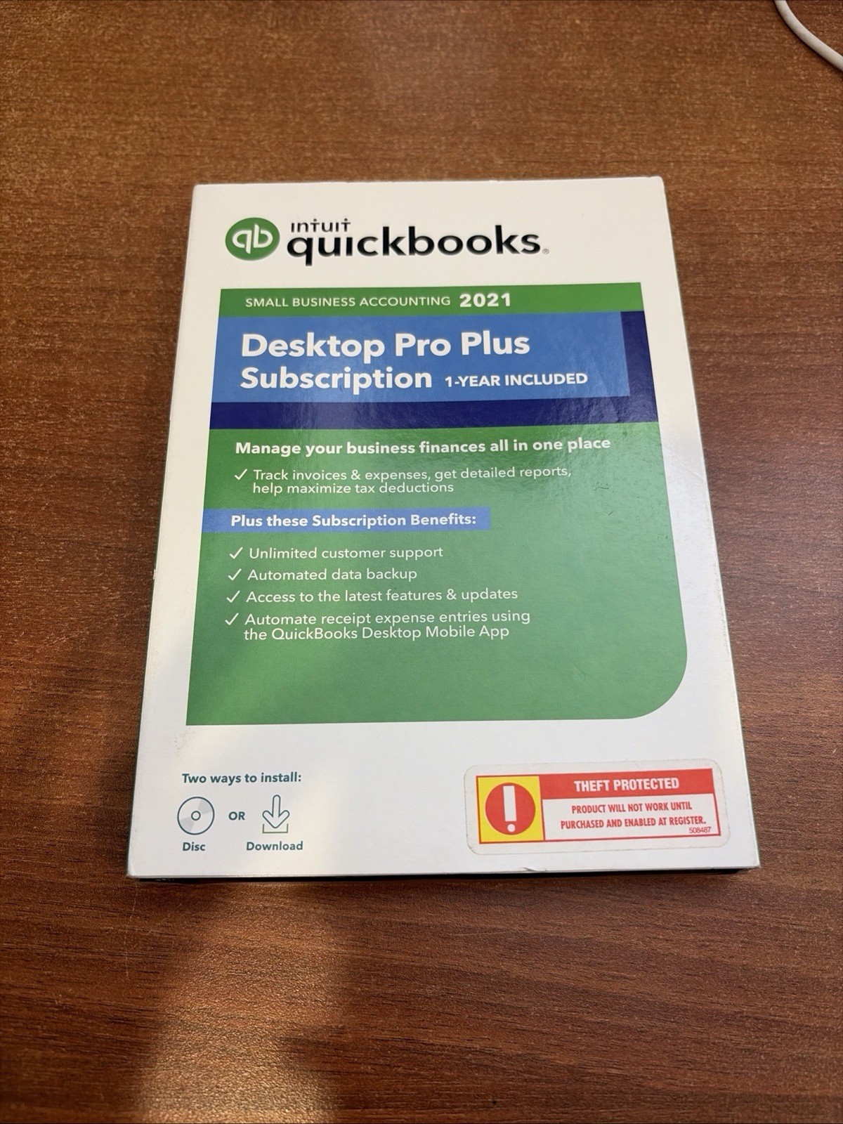 SEALED Intuit Quickbooks Desktop Pro Plus Small Business Accounting 2021