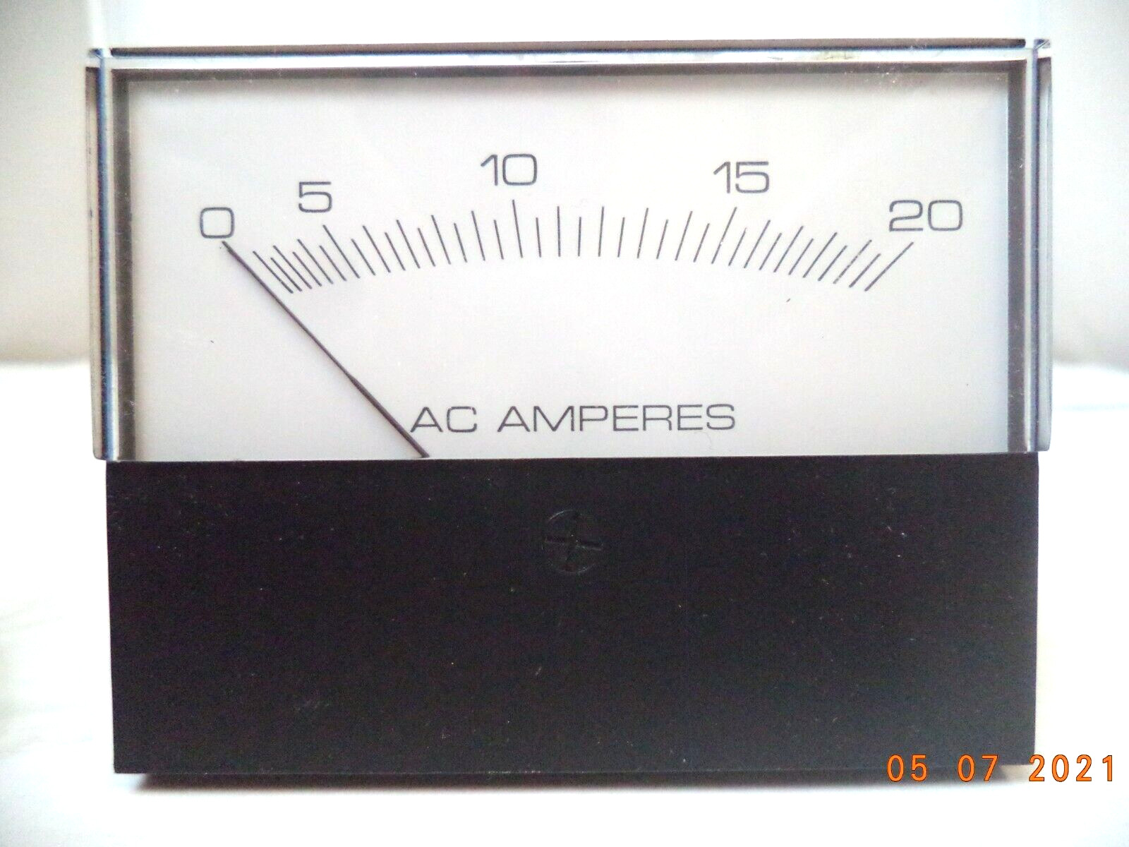 Modutec S-Series 20 AC Amperes Flat Panel Meter (No Kit) P/N 3S-AAC-020-U