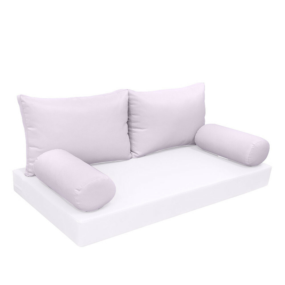|SLIPCOVER ONLY|S2 Outdoor Bolster Backrest Pillow Covers Knife Edge Queen AD107