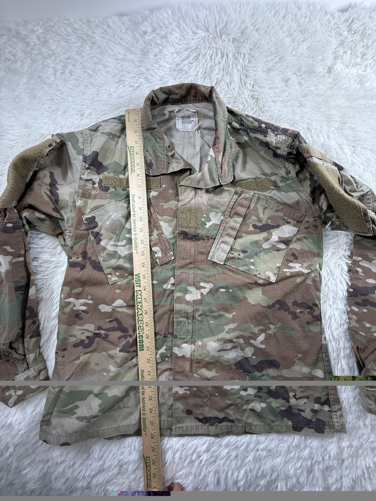 Medium US Army OCP Combat Uniform Coat Jacket Top Multicam Camo,