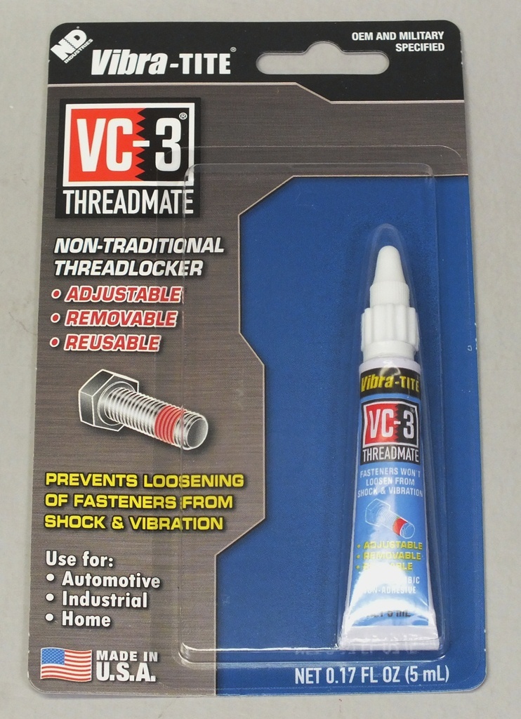 HO Slot Car Parts - Vibra-Tite VC-3 Threadmate # 21305BC 5 ML Tube