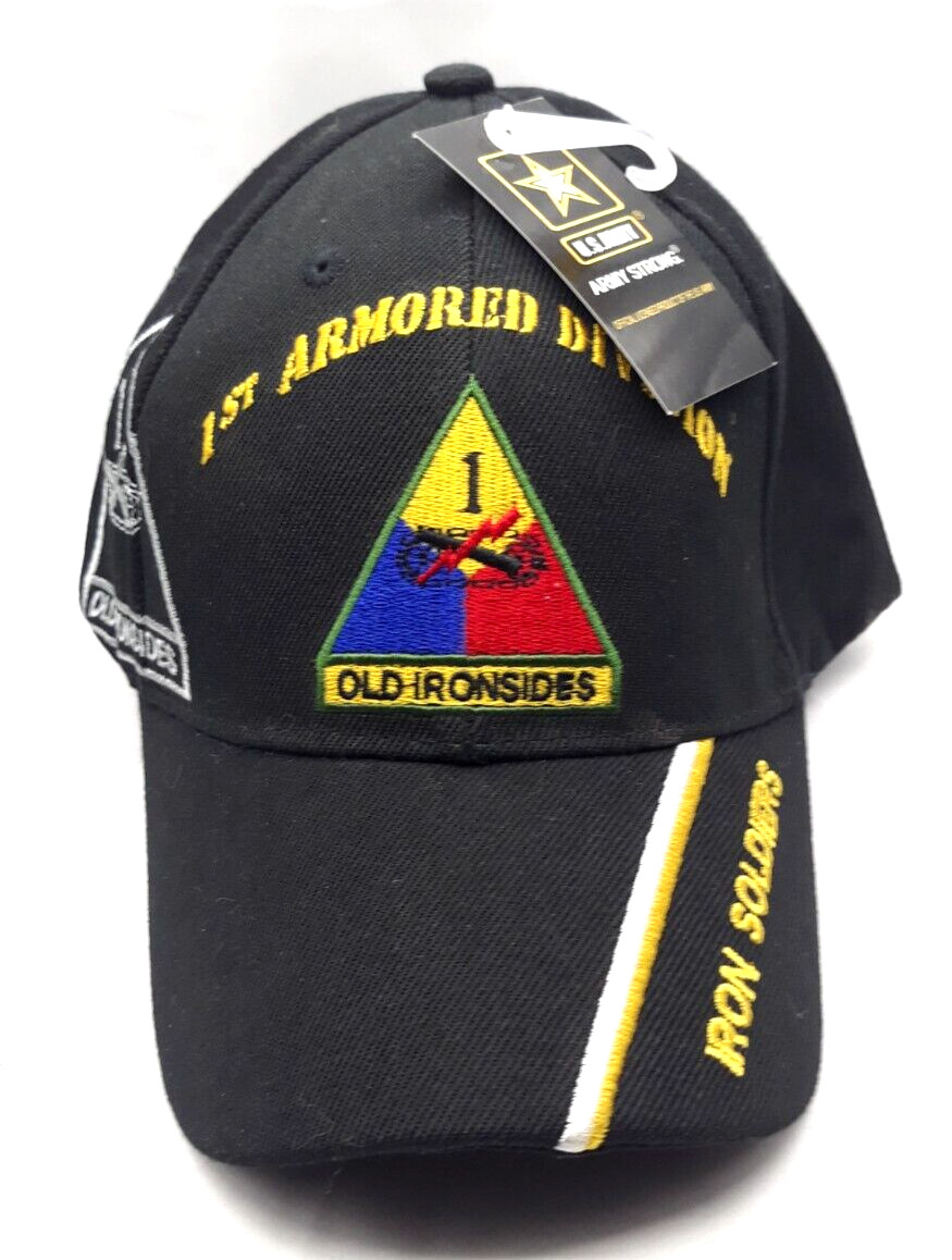 1ST Armored Division - Iron Soldiers- Old Ironsides - Official Licensed Ball Cap
