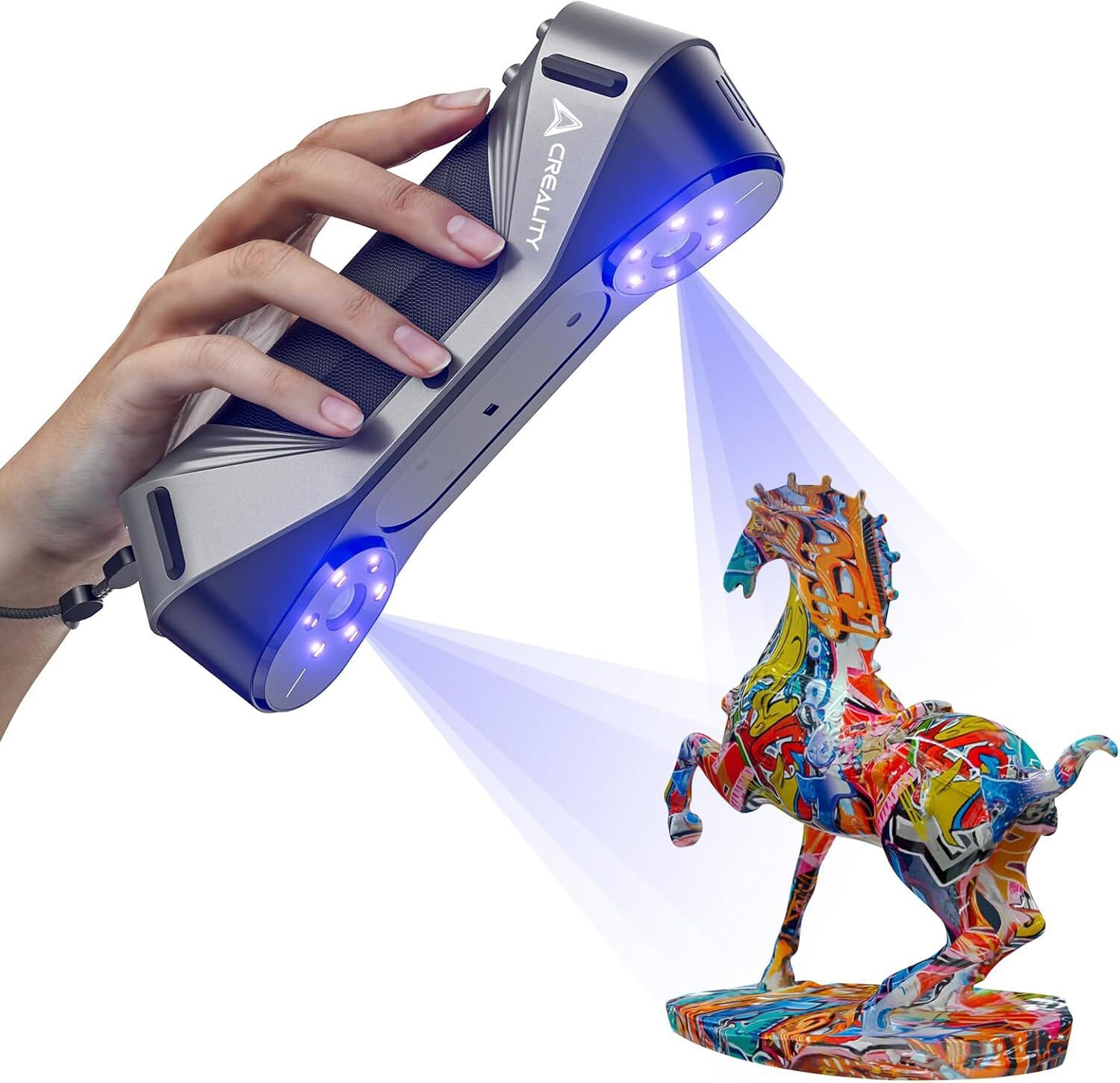 Creality CR-Scan Raptor 3D Scanner Multiple-line Blue&NIR 24-Bit Fast Full-Color