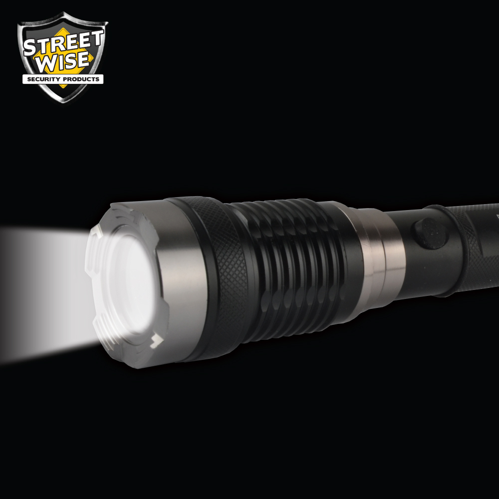 STREETWISE CREE LED RECHARGEABLE FLASHLIGHT WITH TWIST ZOOM-FREE SHIPPING!