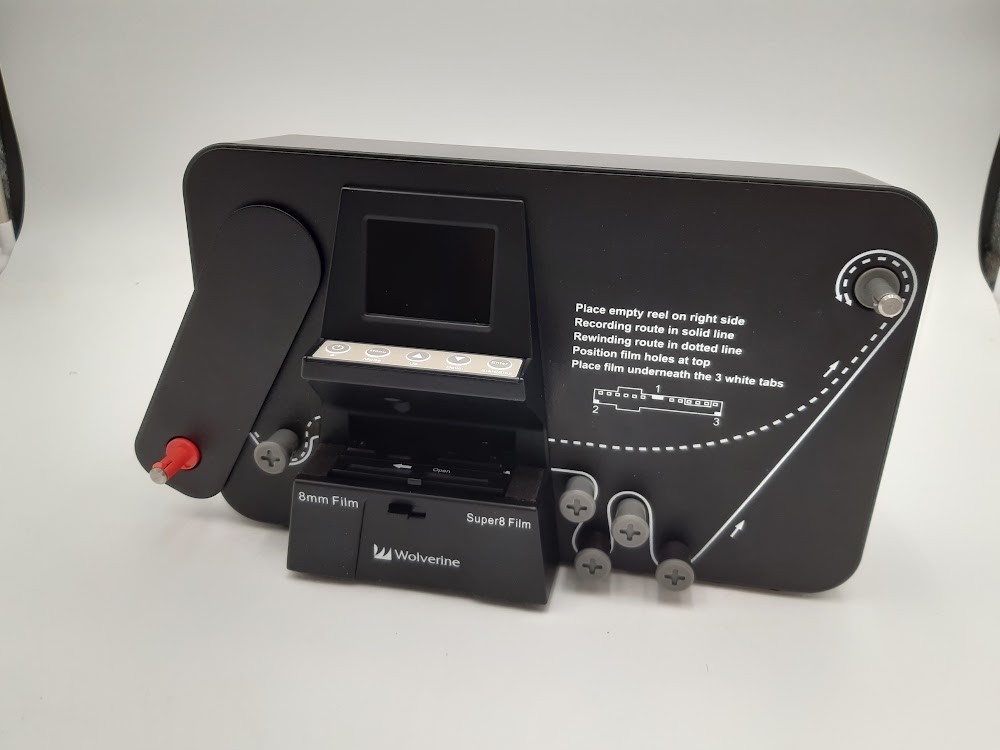 Wolverine Movie Maker Pro 8mm Film to Digital Converter, Support Up to 9" Reels