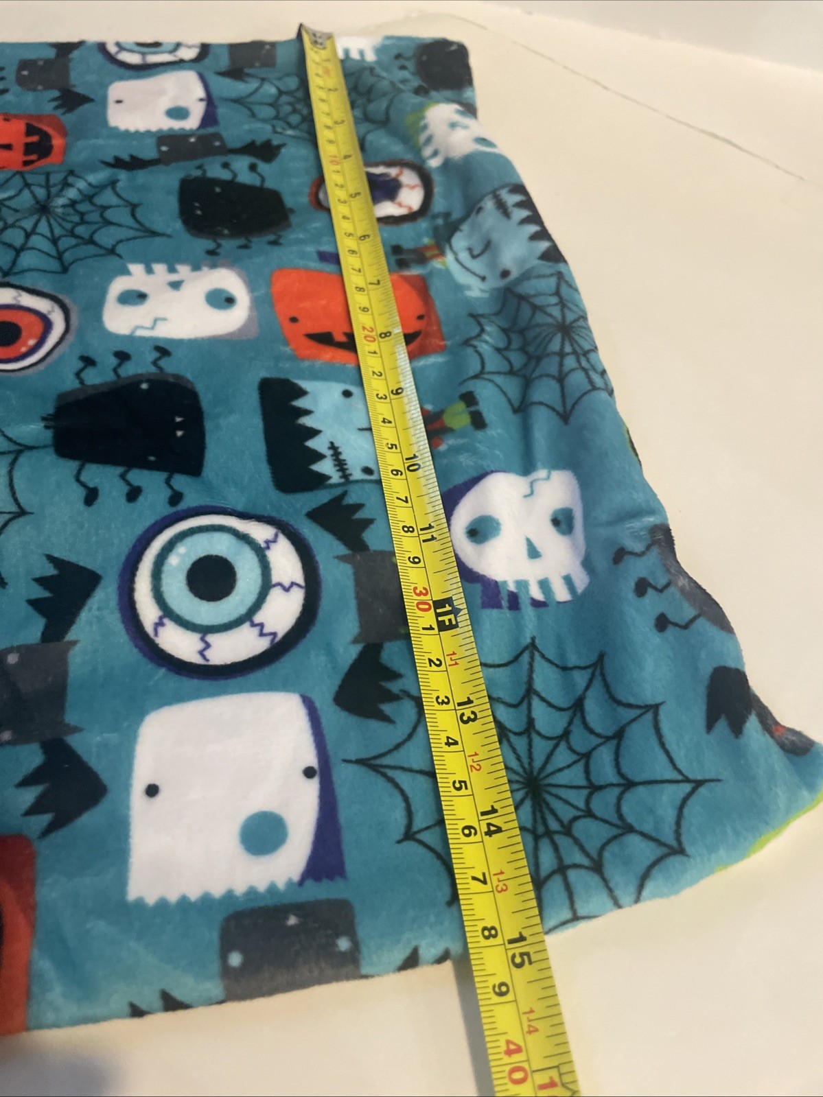 Minky Halloween Throw Pillowcase 13.5 X 15” (Pillow Insert Not Included)