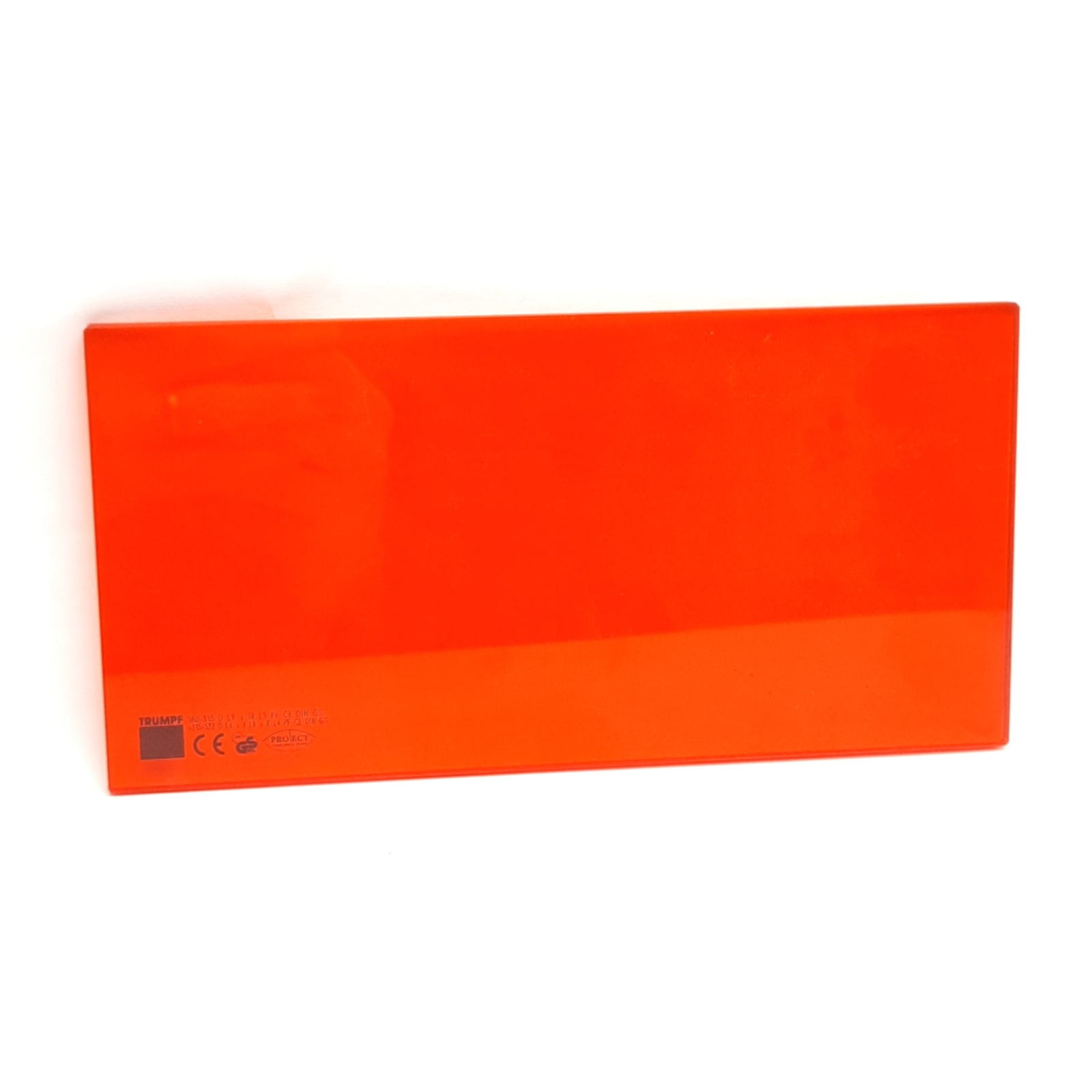 Trumpf 773936-01 Laser Safety Window 7-7/8" x 3-15/16" x 0.22", 180-315 315-532