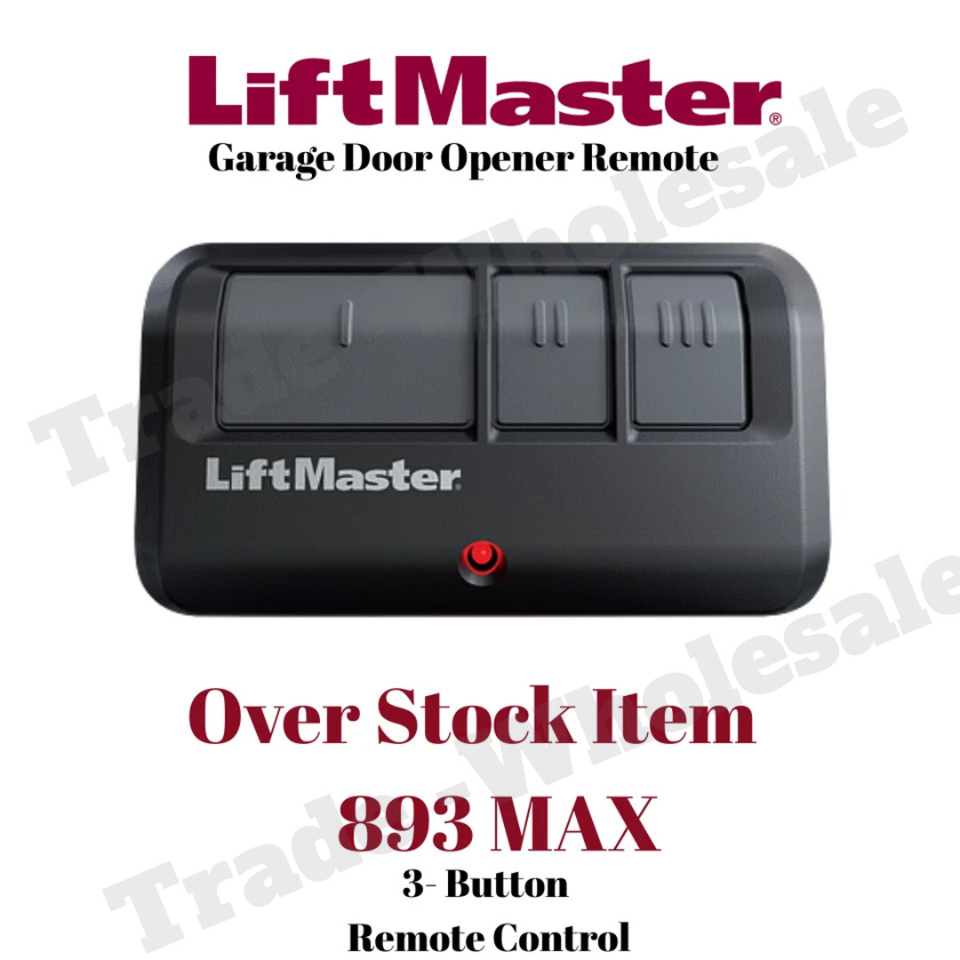 20 Pack 893 MAX 3 Button LiftMaster Visor Remote Control Garage Door Opener