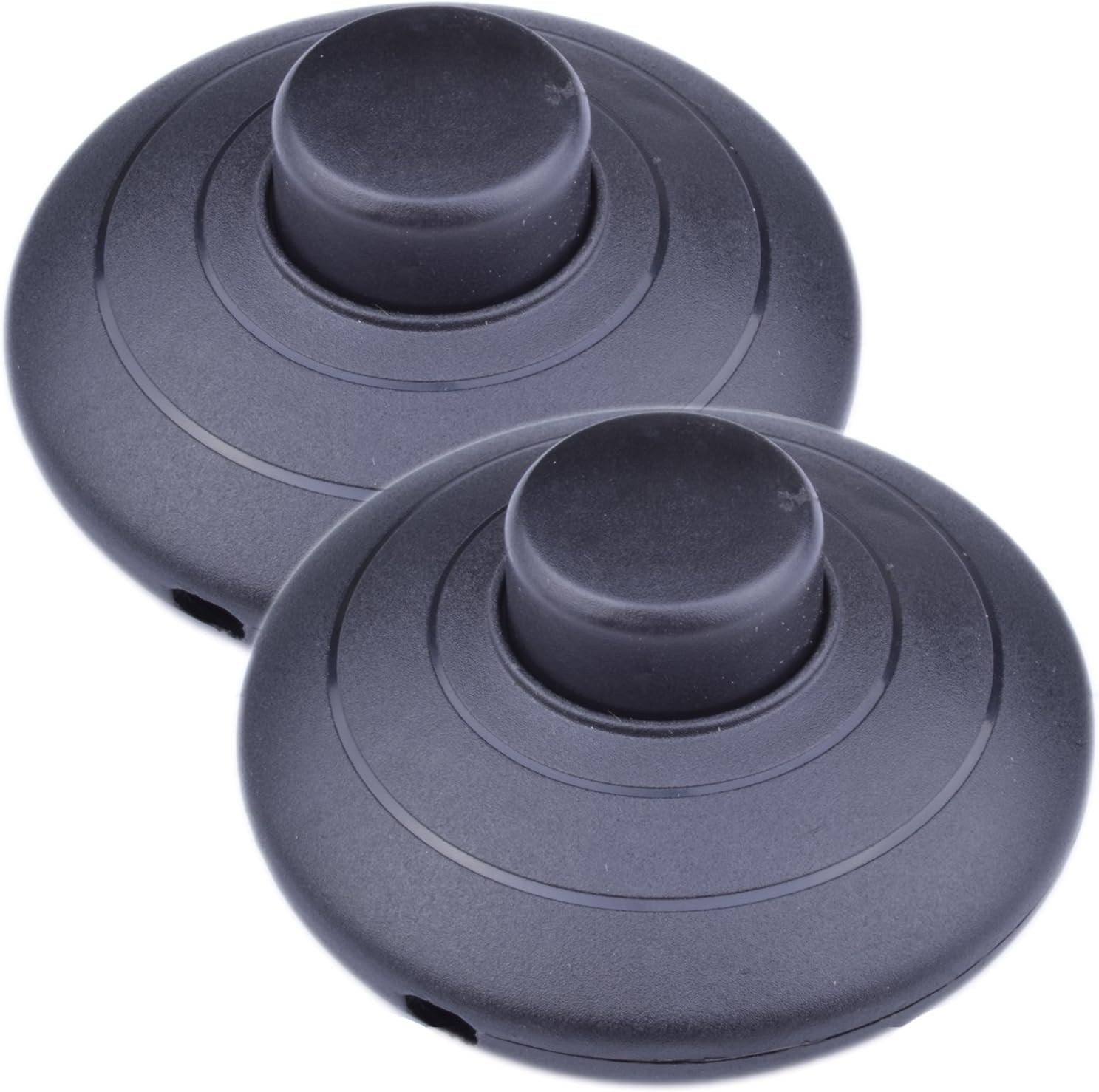 Modern 2-Pack Foot Pedal Push Switch for On-Off Lamp Control - Easy Install