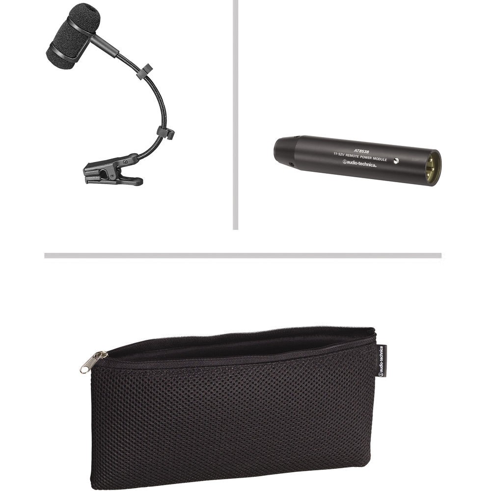 Audio-Technica Pro 35 Cardioid Condenser Instrument Microphone with Accessories