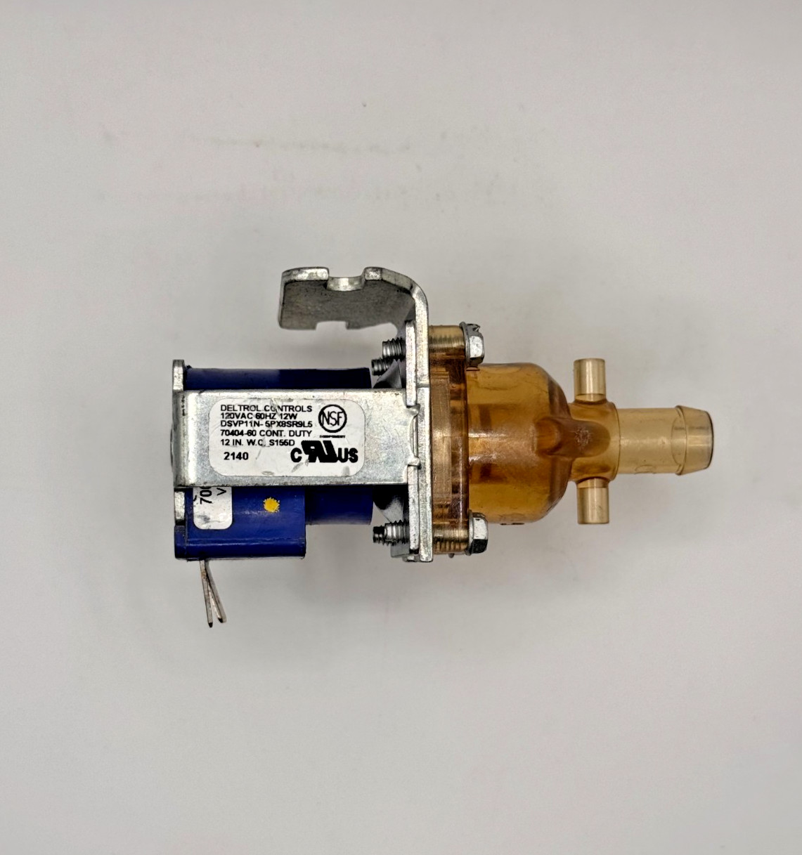 Deltrol DSVP11N-5PX8SR9L5 70404-60 Solenoid Water Valve 120V Fetco Brewer, 005