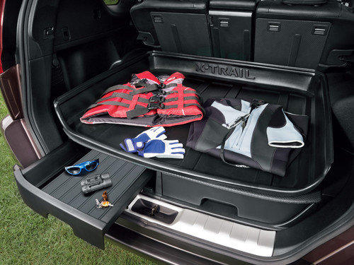 Nissan X-Trail T31 Genuine Car Storage Drawer Left Boot/Trunk H4906JH100 ***