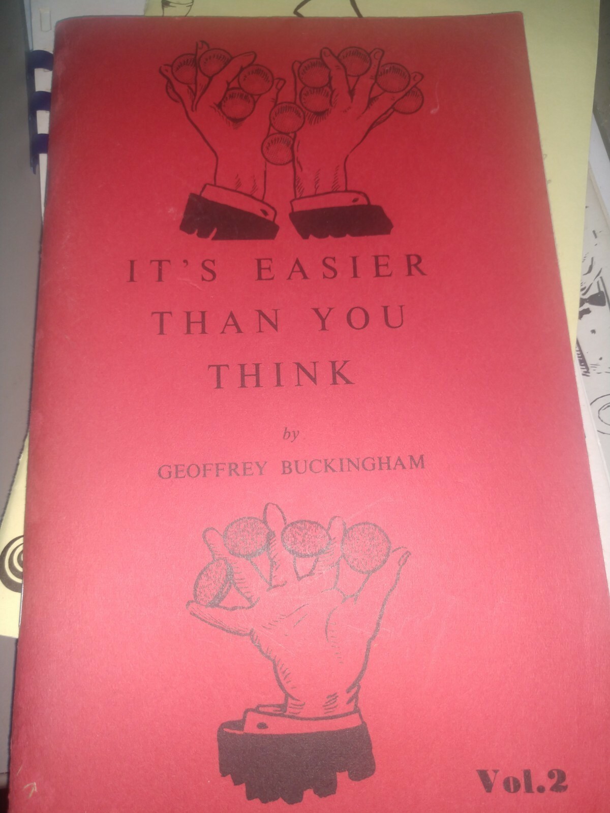 Geoffrey Buckingham It's Easier Than You Think  Vol. 2 Sleight of Hand Magic