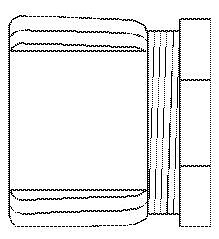 PECO 377, 3", 3.32" L, Malleable Iron, 3-Piece, Rigid Conduit Coupling, 1pc