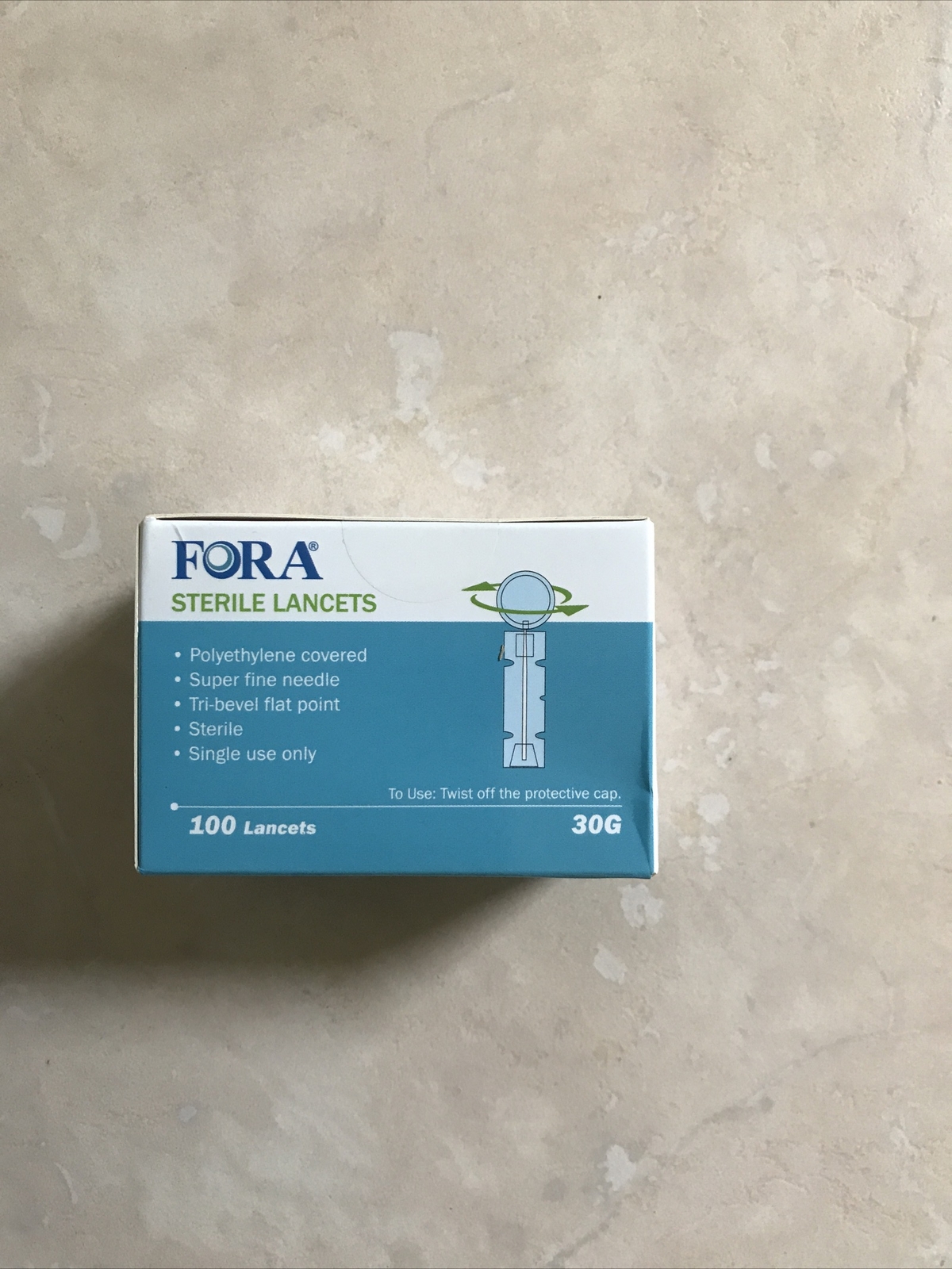 100 Fora Sterile Lancets Expires 1/20/2027.  Buy 2 For $14 Or 3 For $19