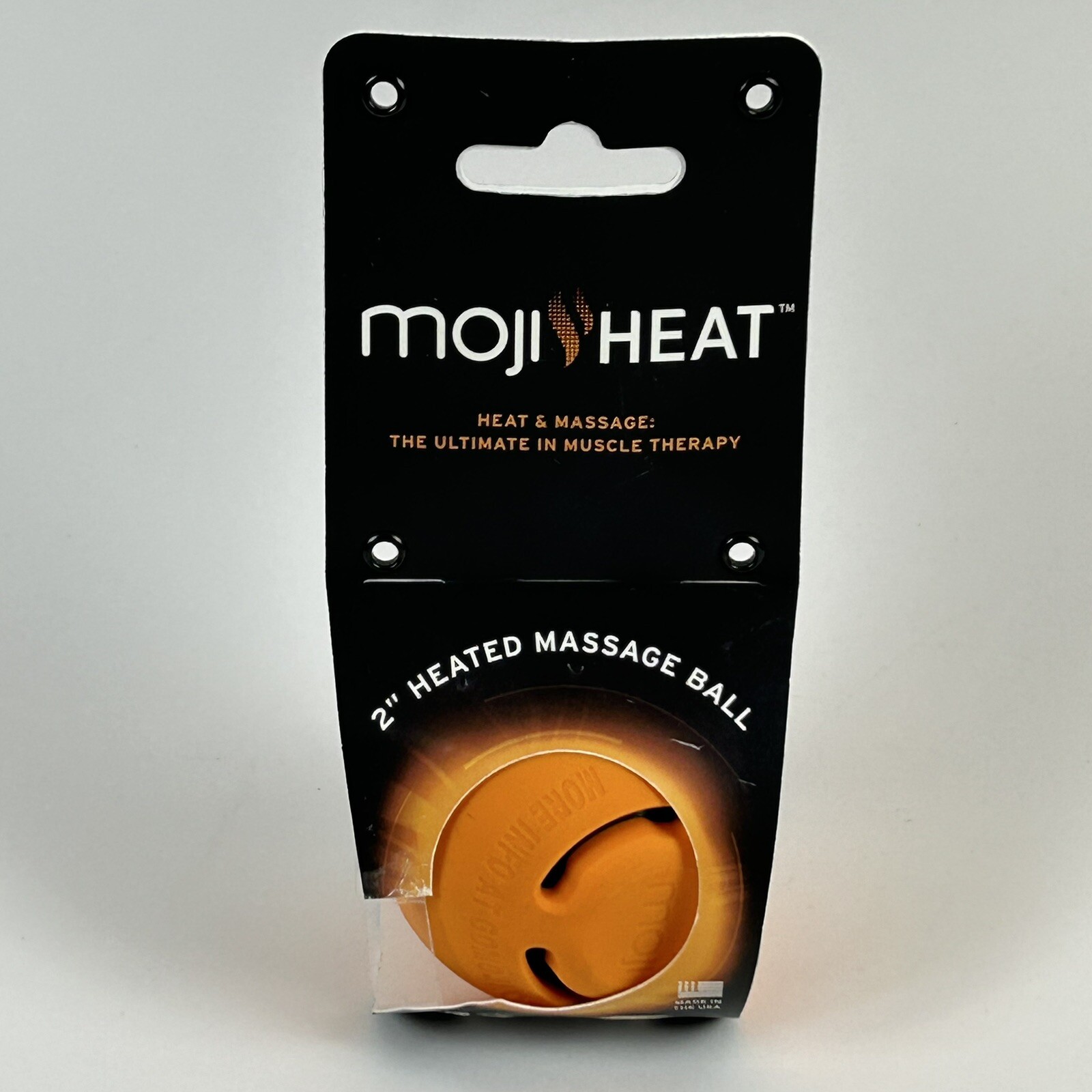 Moji Microwavable Dual Therapy 2" Long Lasting Heated Massage Ball Moji heat