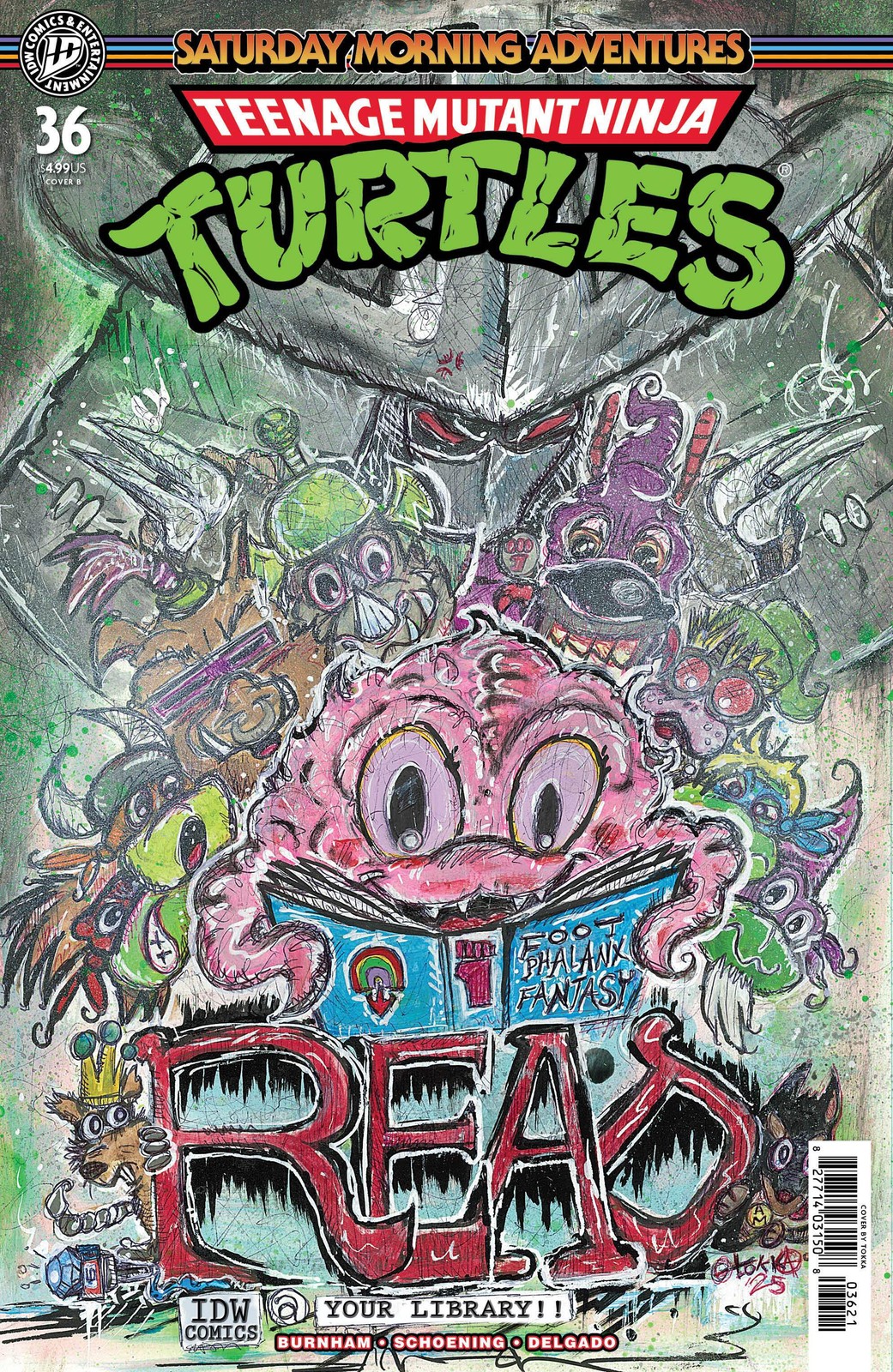 Teenage Mutant Ninja Turtles: Saturday Morning Adventures #36 Variant B (T Ok Ka