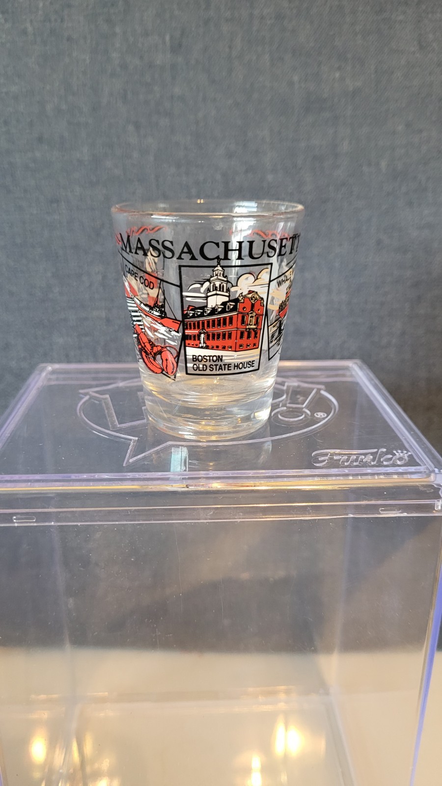 Massachusetts 5 Panel Shot Glass