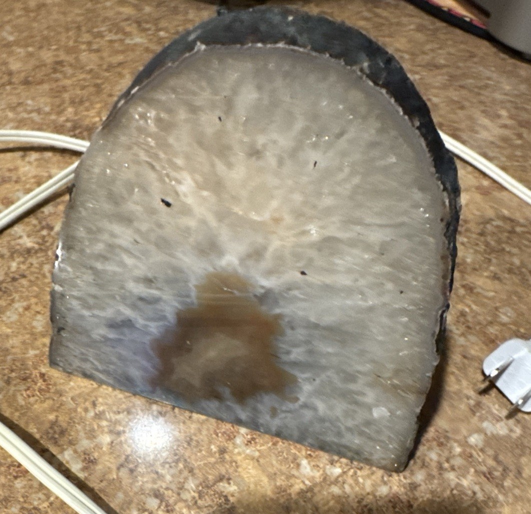 Brazilian Agate Stone Lamp -Accent Light 5”
