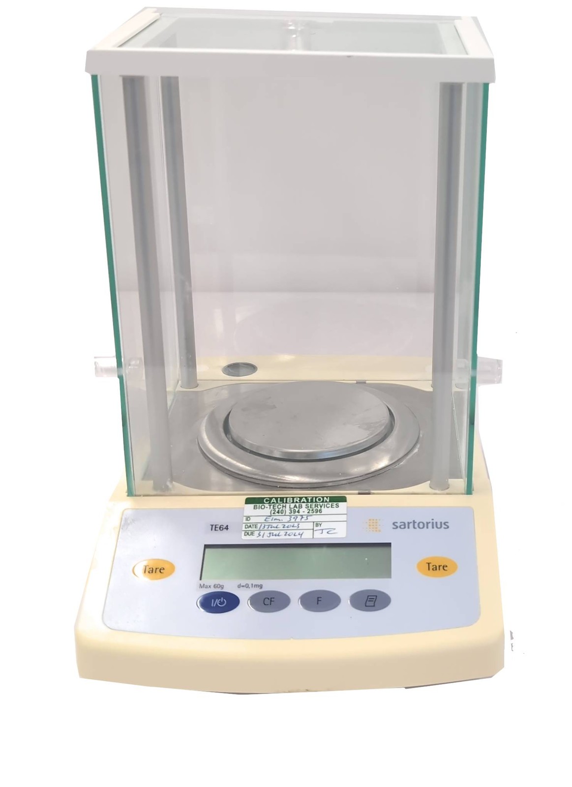 Sartorius TE64 Talent Analytical Balance, 60g x 0.1mg 3s Settling Time 3×3” Pan