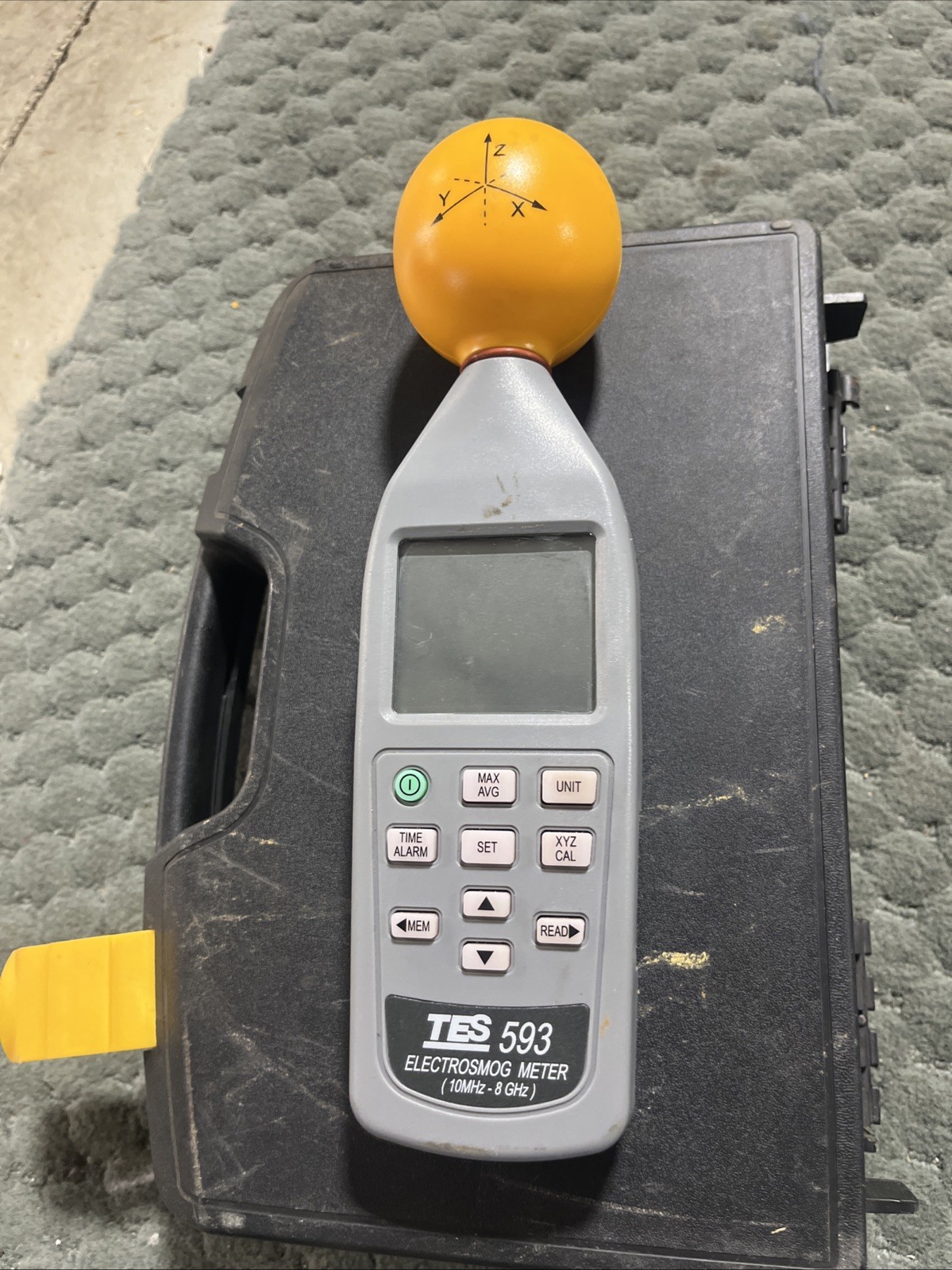 TES 593 Electrosmog Meter (10MHz-8GHz)