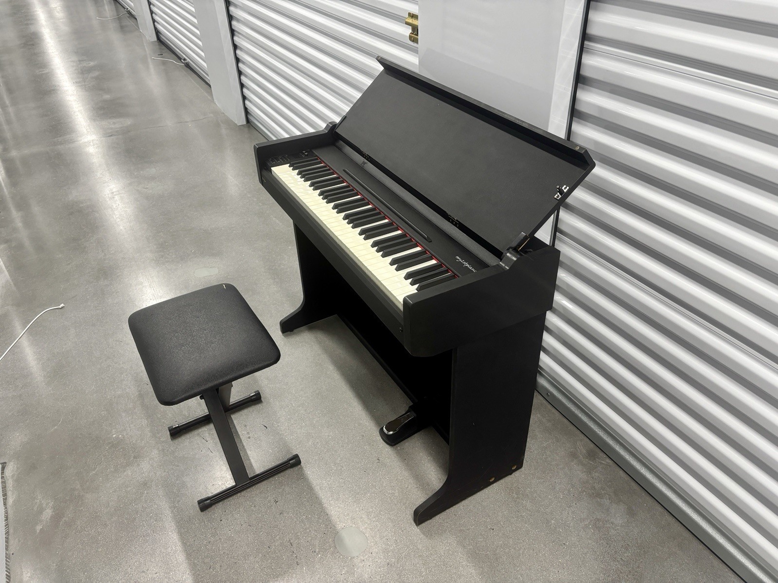 FunKey DP-1088 SM Digital Piano Keyboard Matte Black & Bench - Local Pickup