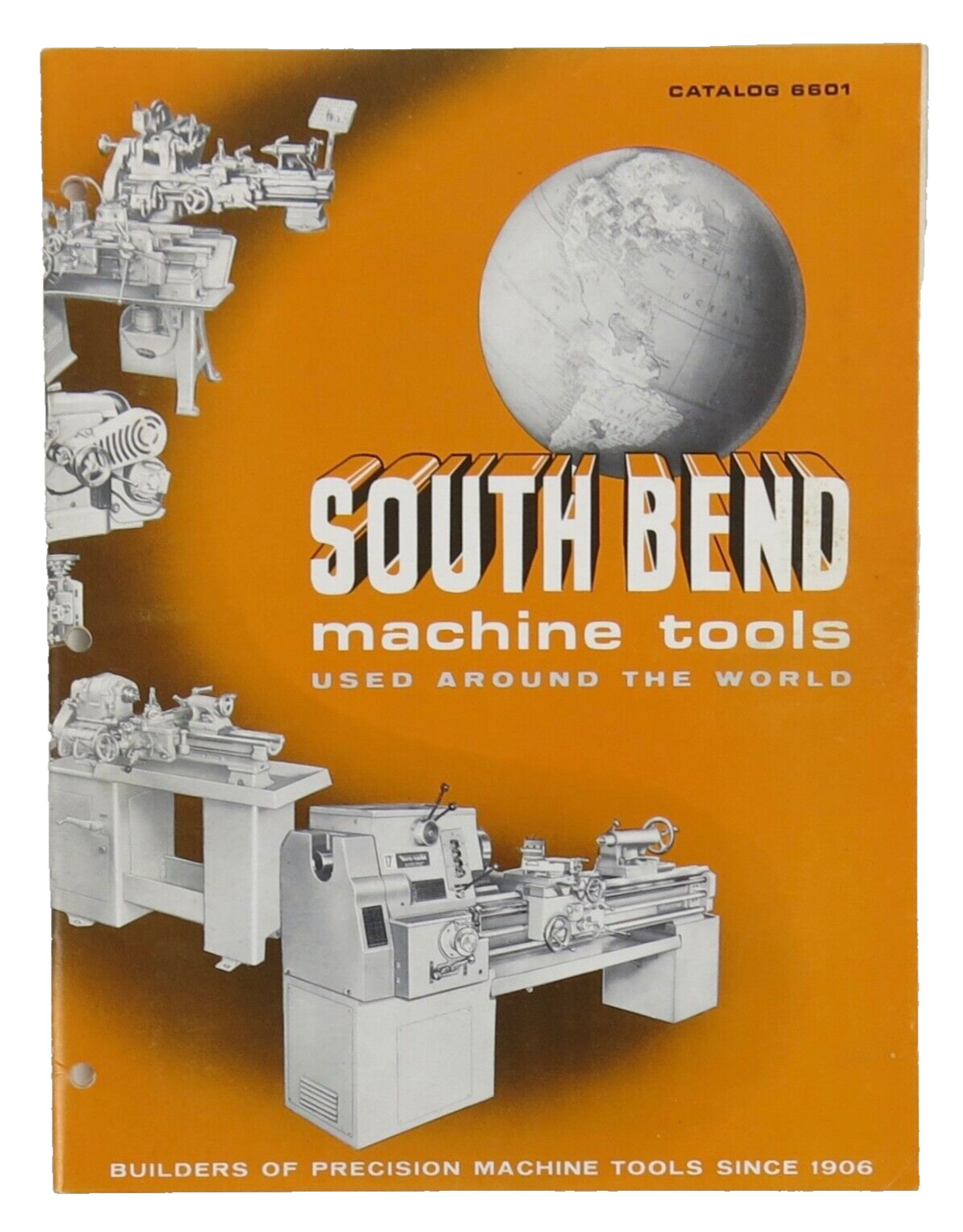 Vintage South Bend Lathe 6601 Machine Tools Catalog 1960'S Original