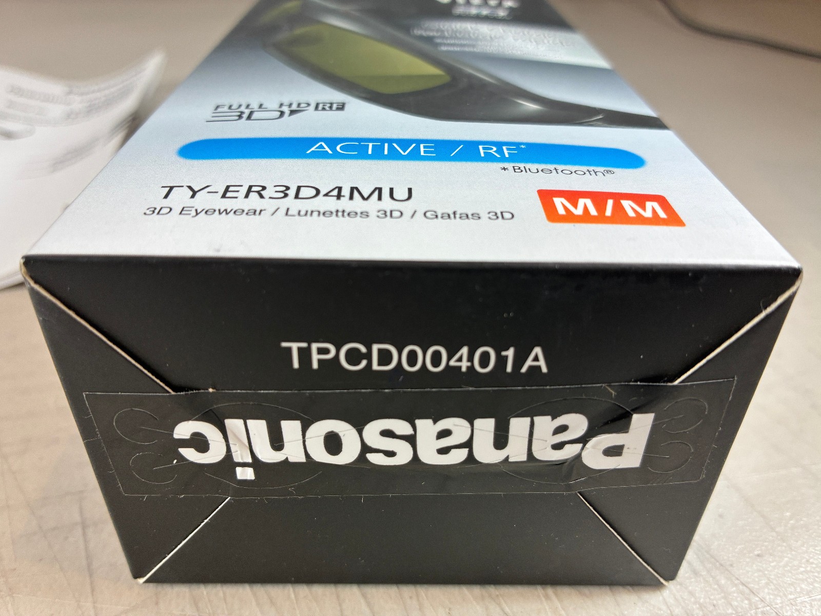 Panasonic Viera TYER3D4MU 3D Full HD Glasses Eyewear M/M Active/RF Bluetooth