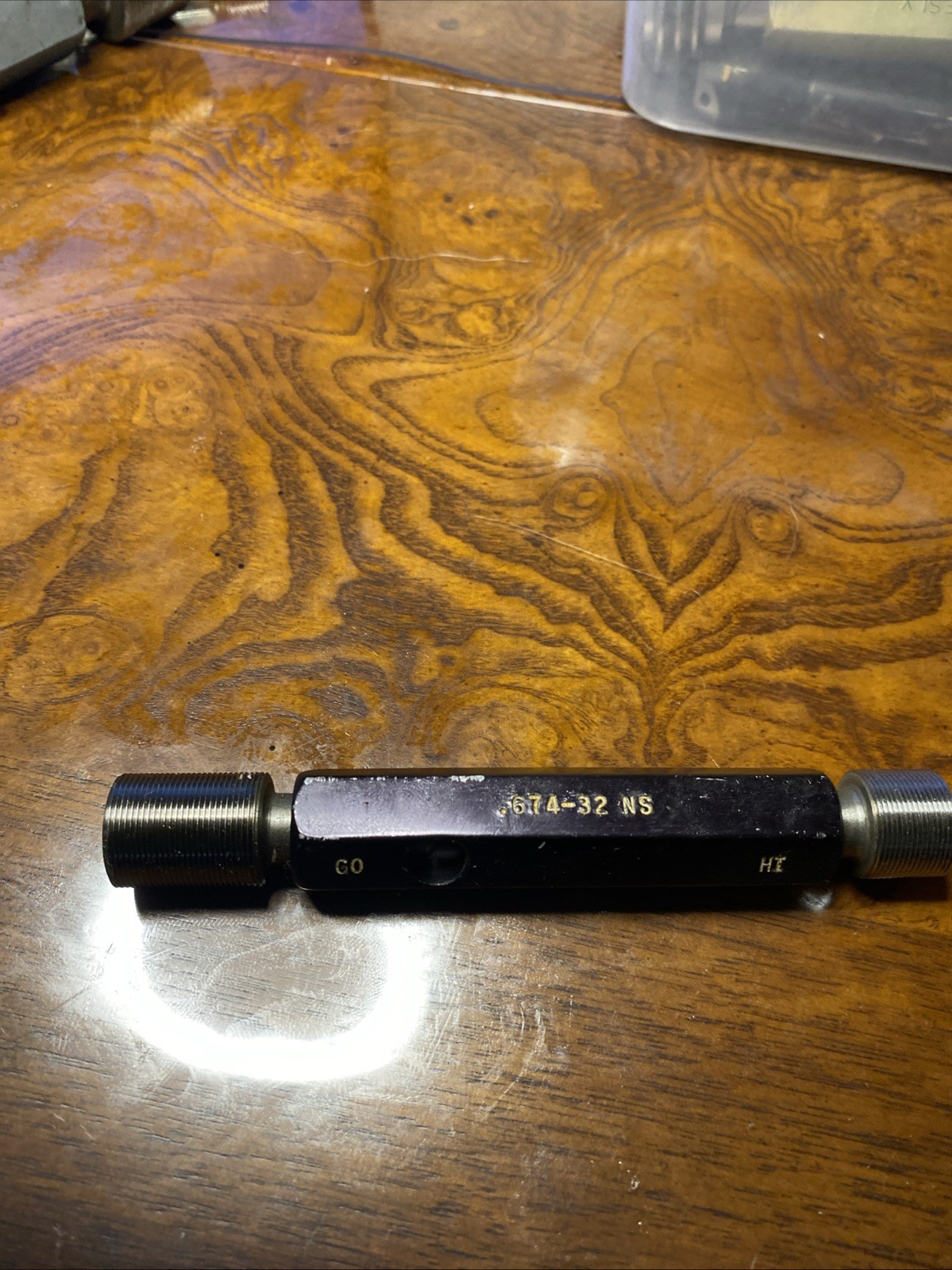 GACO Thread Plug Gage .674-32 NS GO & NOGO .6540 & .6570 (C14)