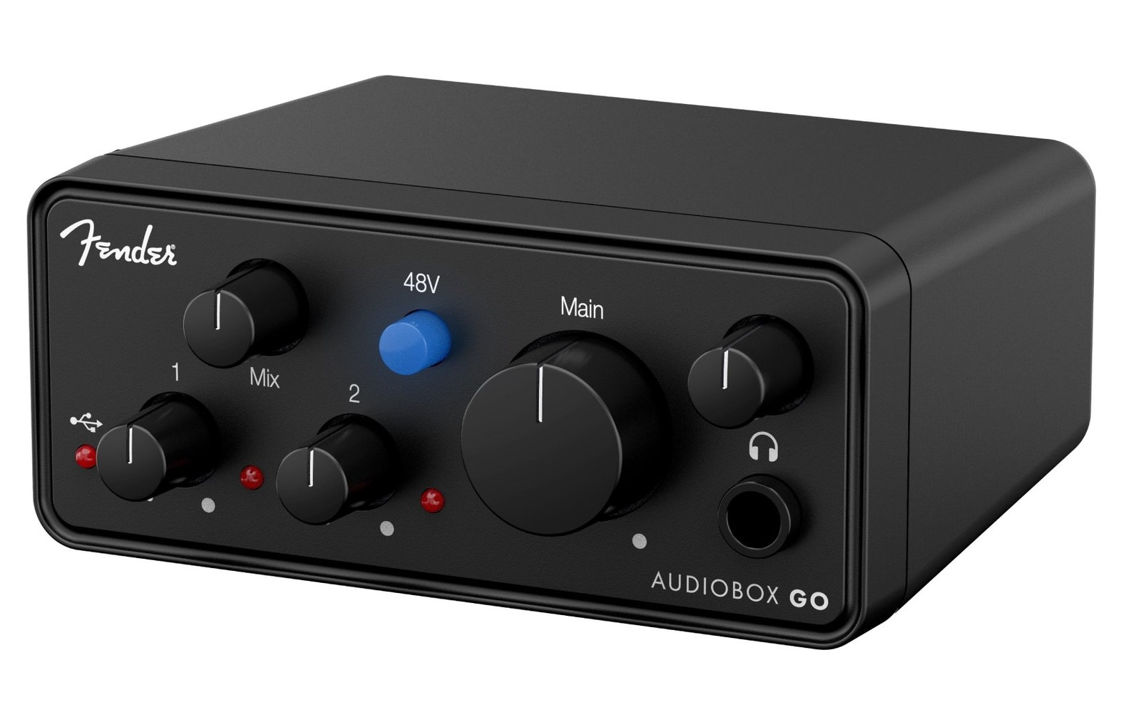 Fender AudioBox Go Compact USB-C Audio Recording Interface 2x2, 24-bit / 96 kHz