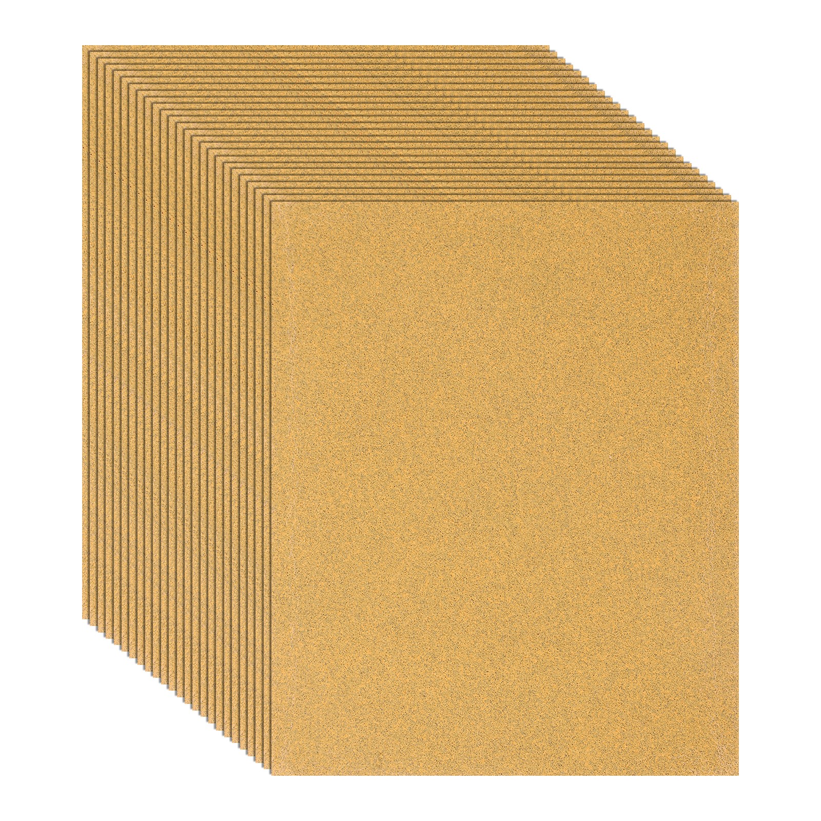 25 Pack 4.5" x 5.5" Sandpaper, 120 Grit Sand Papers for Wood Furniture Floor