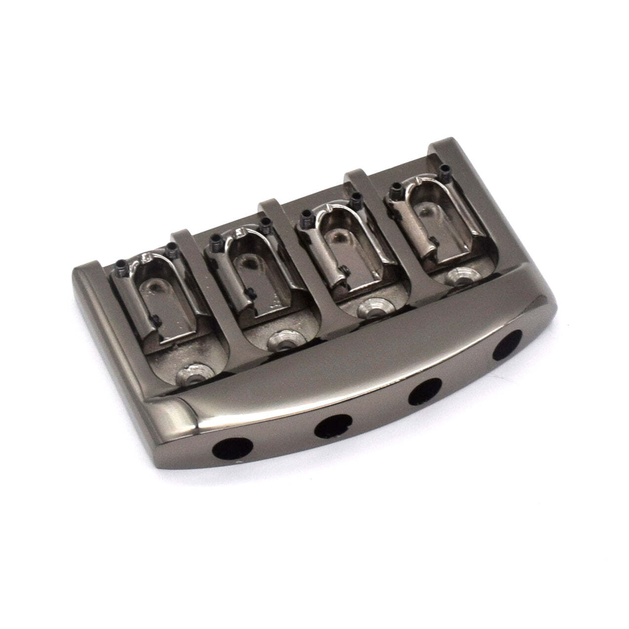 KD By AxLabs Gravity Saddle Bass Bridge, 4-String - Black Nickel