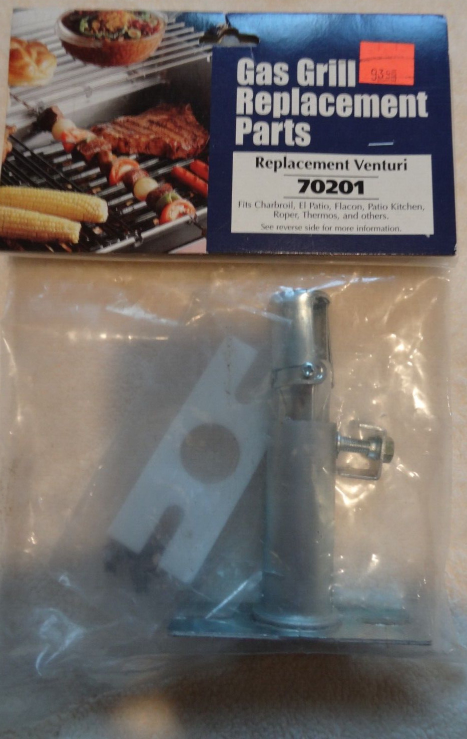 Gas Grill Straight Adjustable Single Replacement Venturi 70201 - New in package.