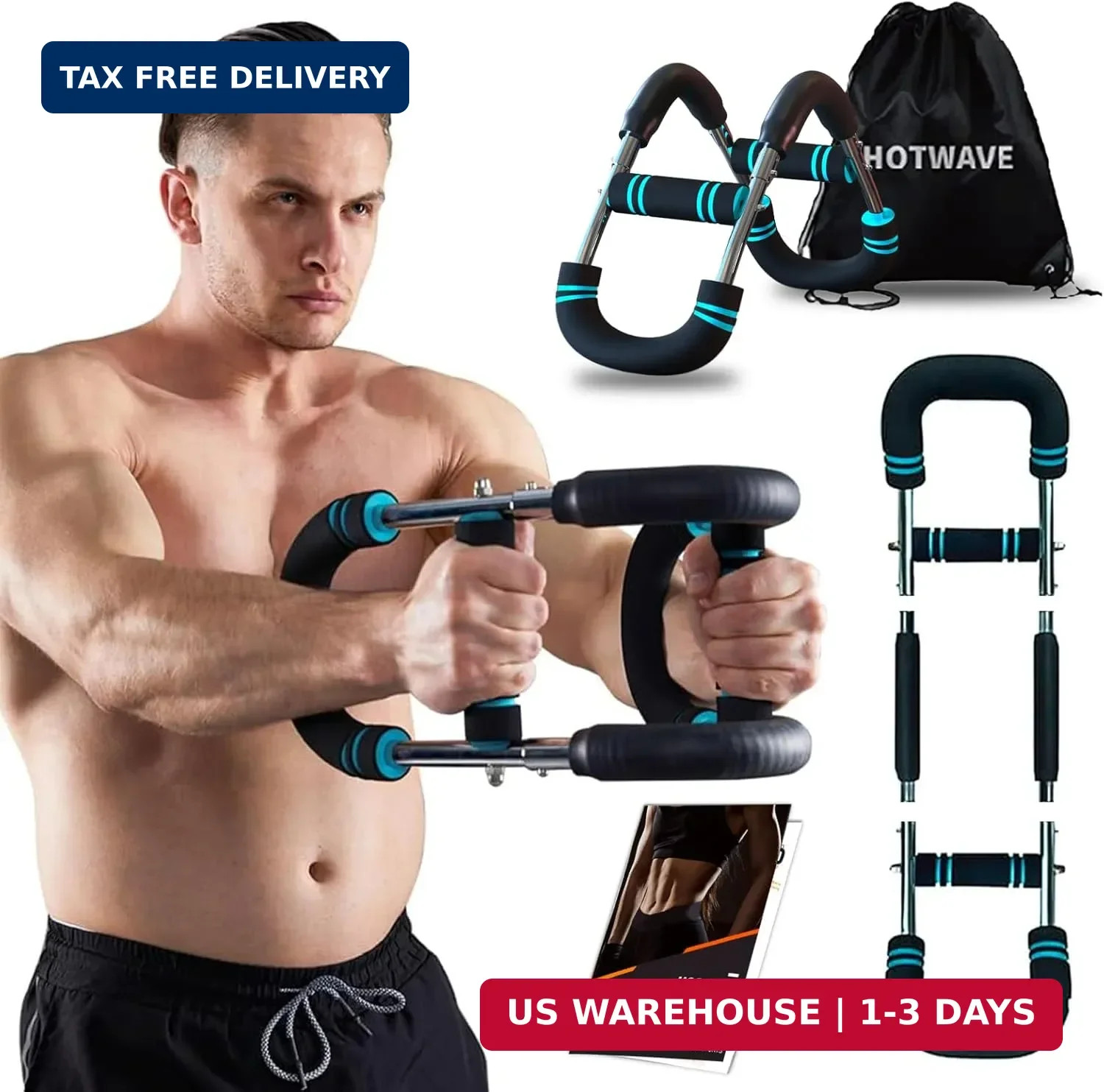 HOTWAVE Twister Arm Trainer,Chest Workout Equipment,Portable Home Equipment | Ad