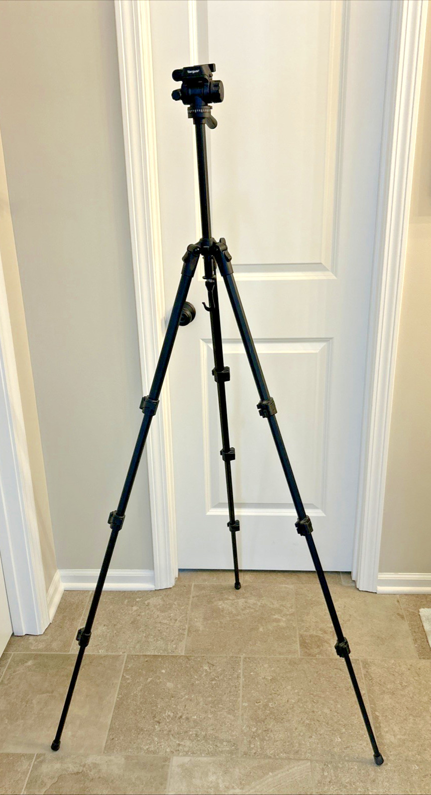 Targus Pro Series 3-Way w/ Quick Release Level Tripod, 60-Inch, Black TG-P60T