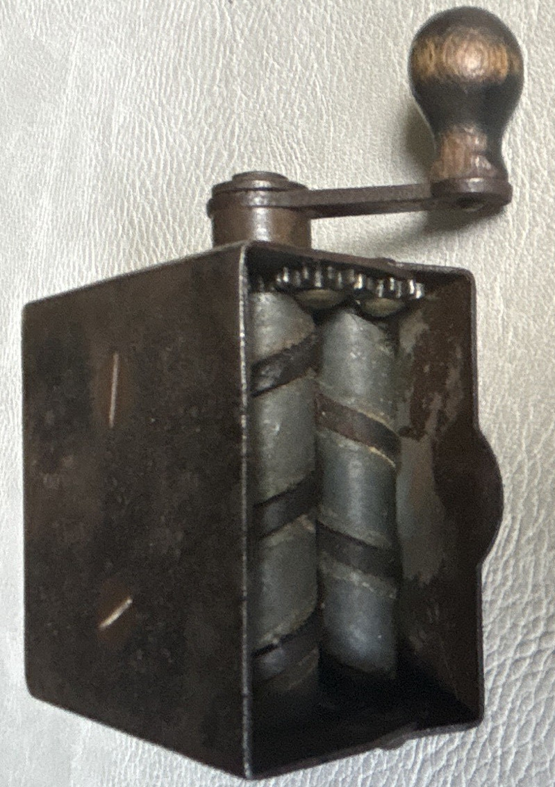 Vintage Blue Beard Razor Sharpner Mechanical Tool mfg in 1920's Waterbury Conn