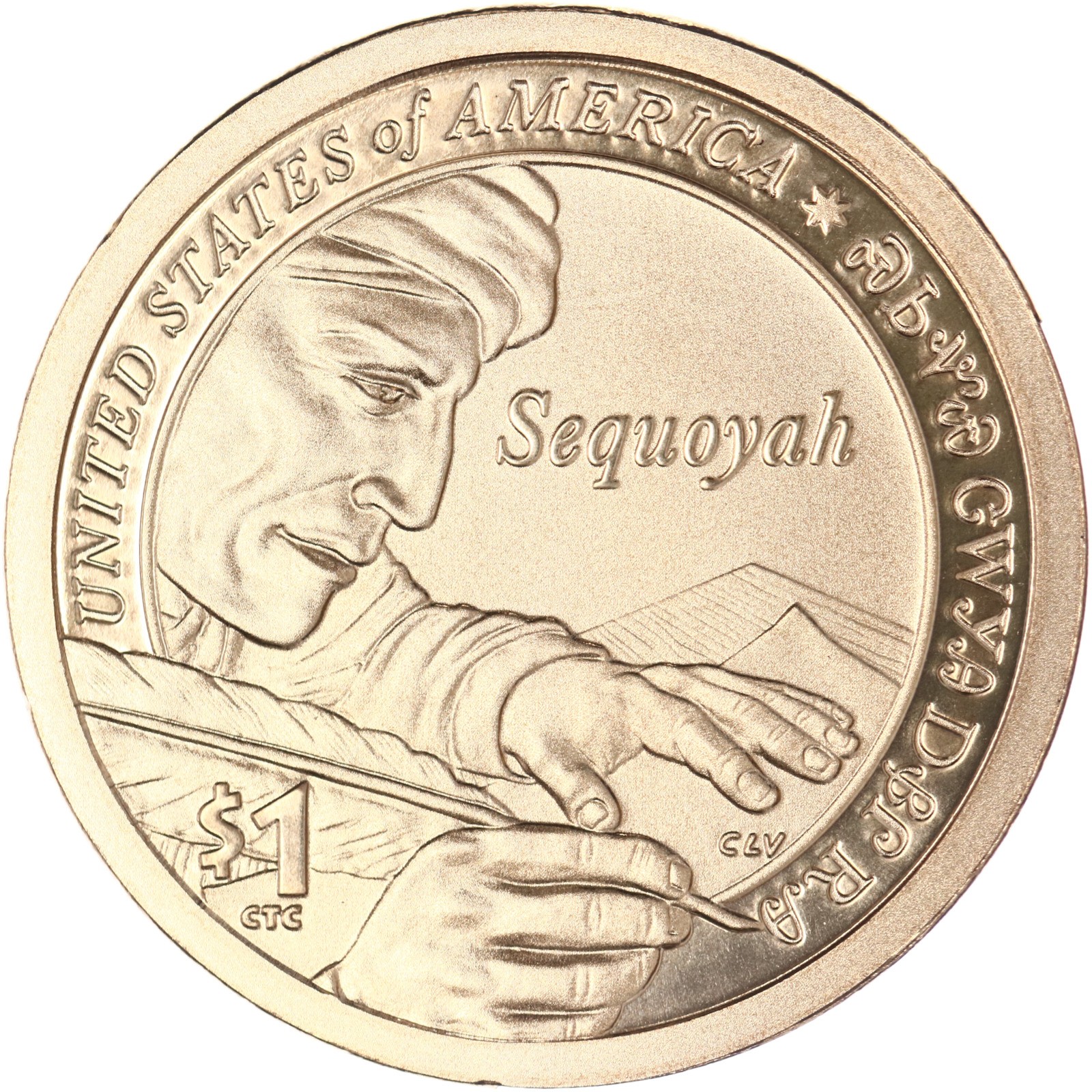2017 S Enhanced Uncirculated Dollar 225th Anniversary Native American Sacagawea